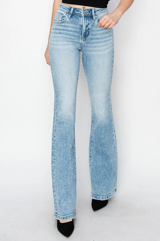 RISEN High Rise Bootcut Jeans-1