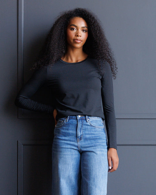 Essential Long Sleeve Tee in multiple colors
