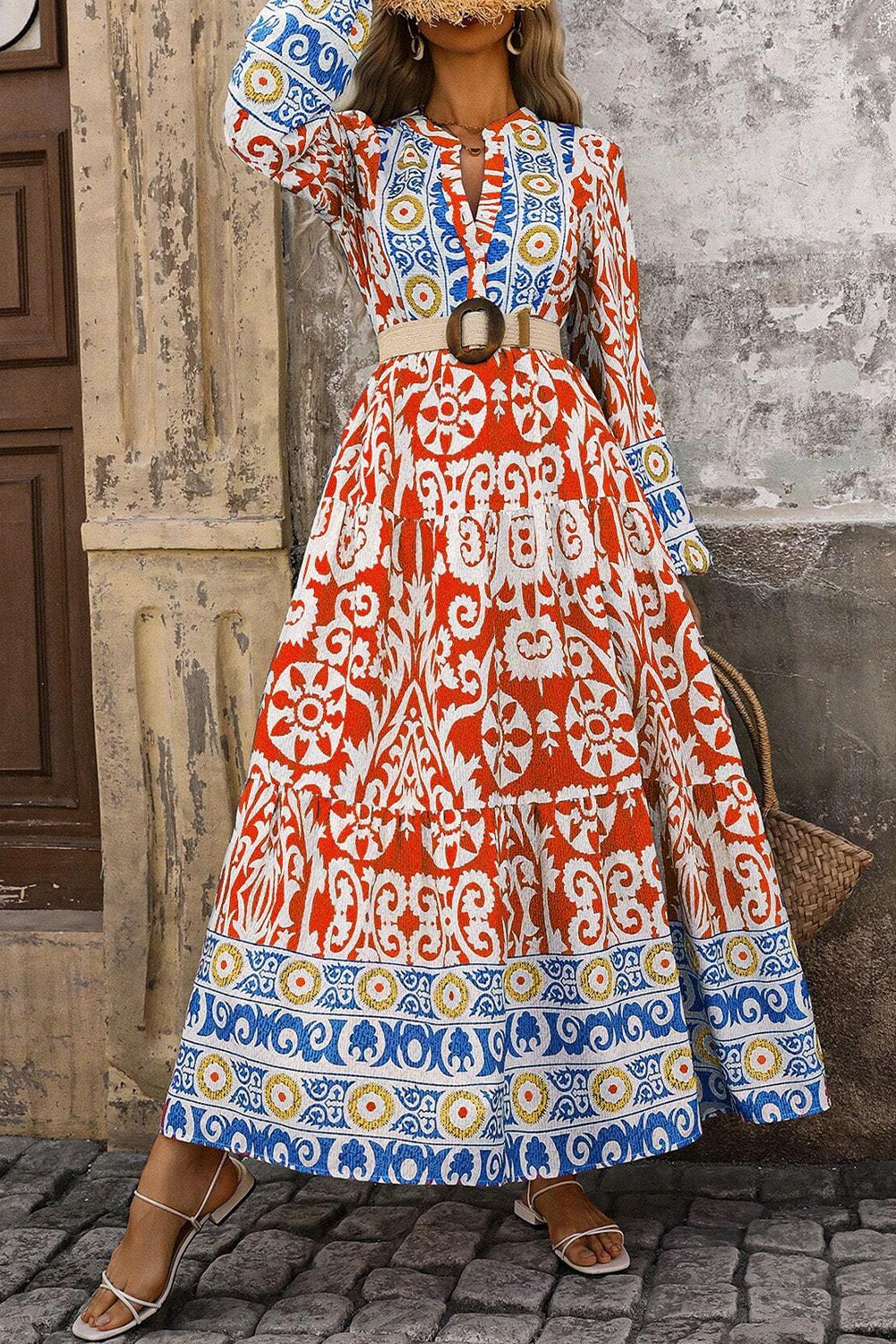 Geo Maxi Dress