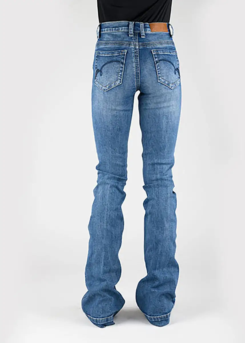 Tin Haul 595 Libby Fit - Blue Loop Pocket in medium wash (short, regular, long)