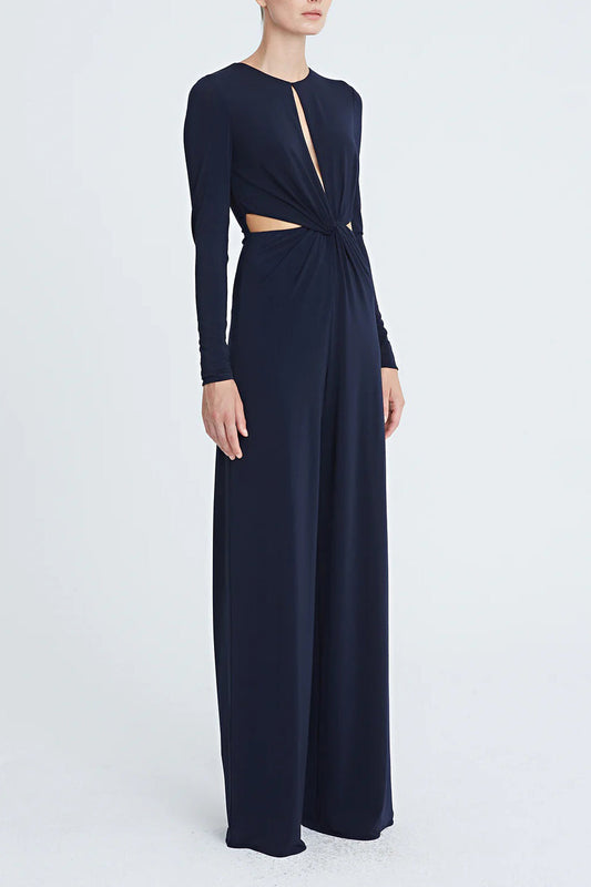 Halston Keyhole Jumpsuit