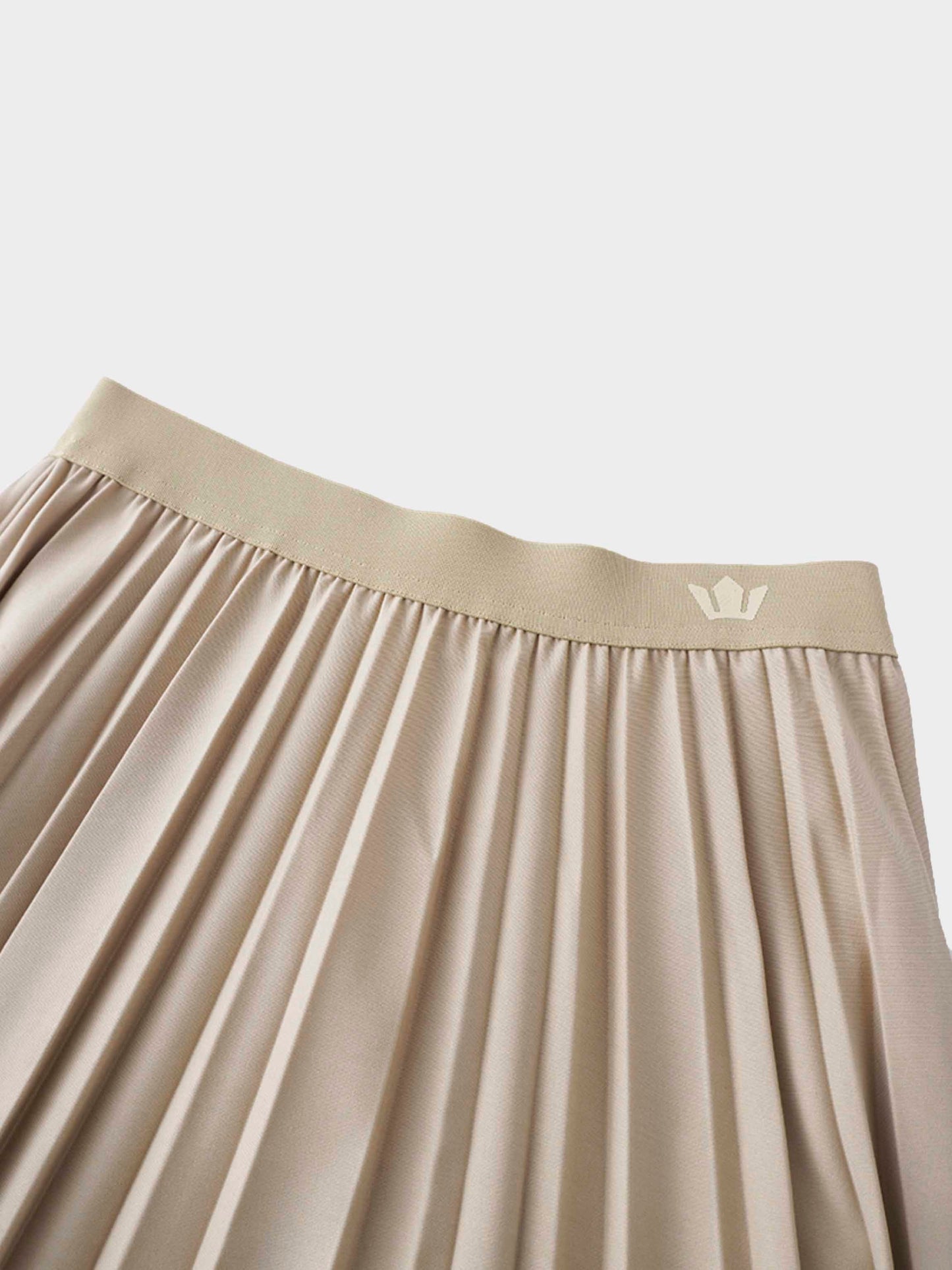PLEATED SKIRT 35"- TAN-2