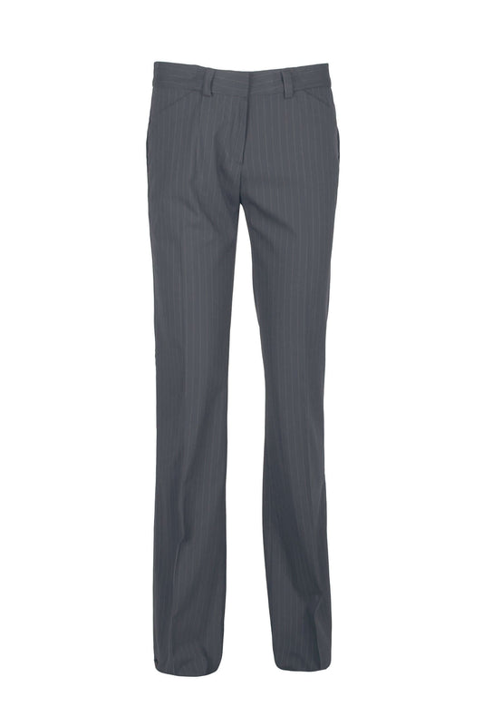 Last Tango Mid Waist Belt Hoop Hook and Button Closure Zipper Pockets Straight Crepe Pants-3