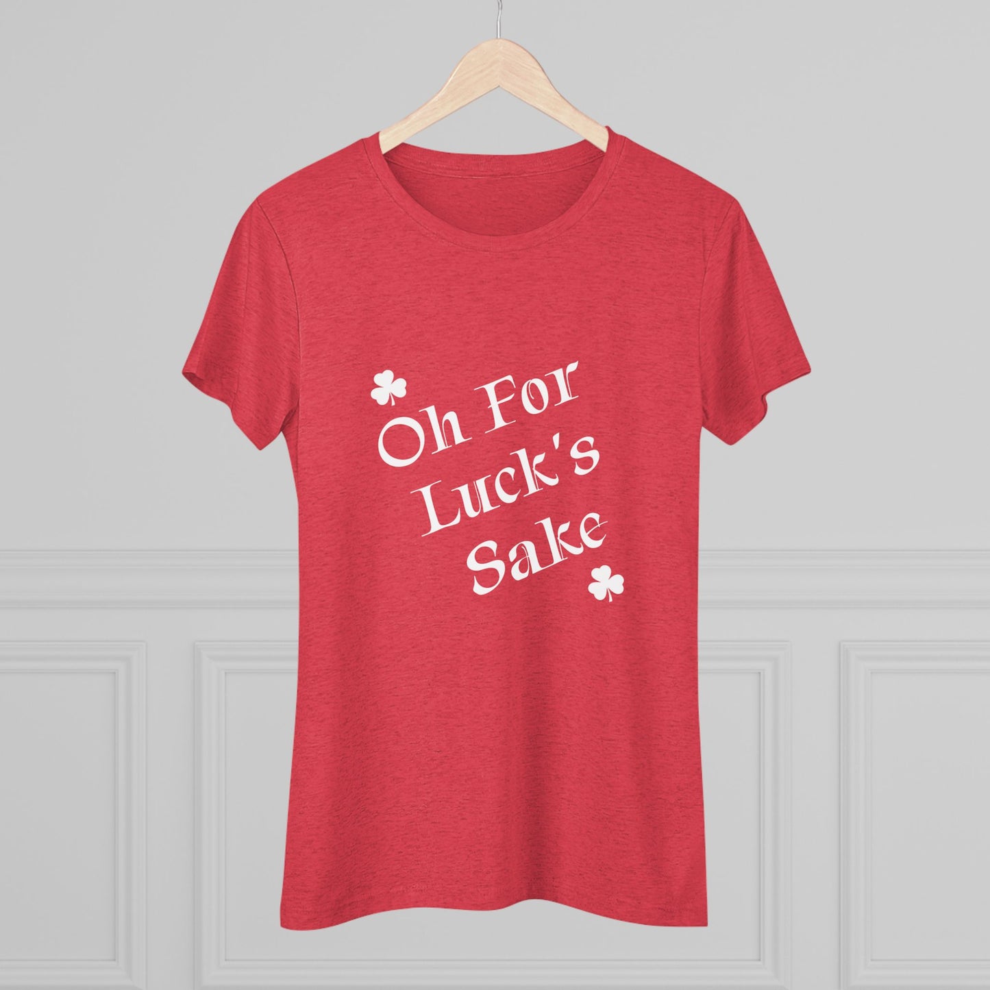 Luck's Sake NL Tee - white font