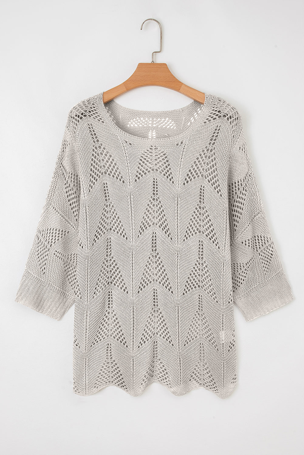 Hollowed Out Drapey Sweater in multiple colors