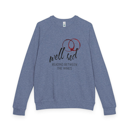 Well Red L7 French Terry Raglan Sweatshirt - black font in multiple colors