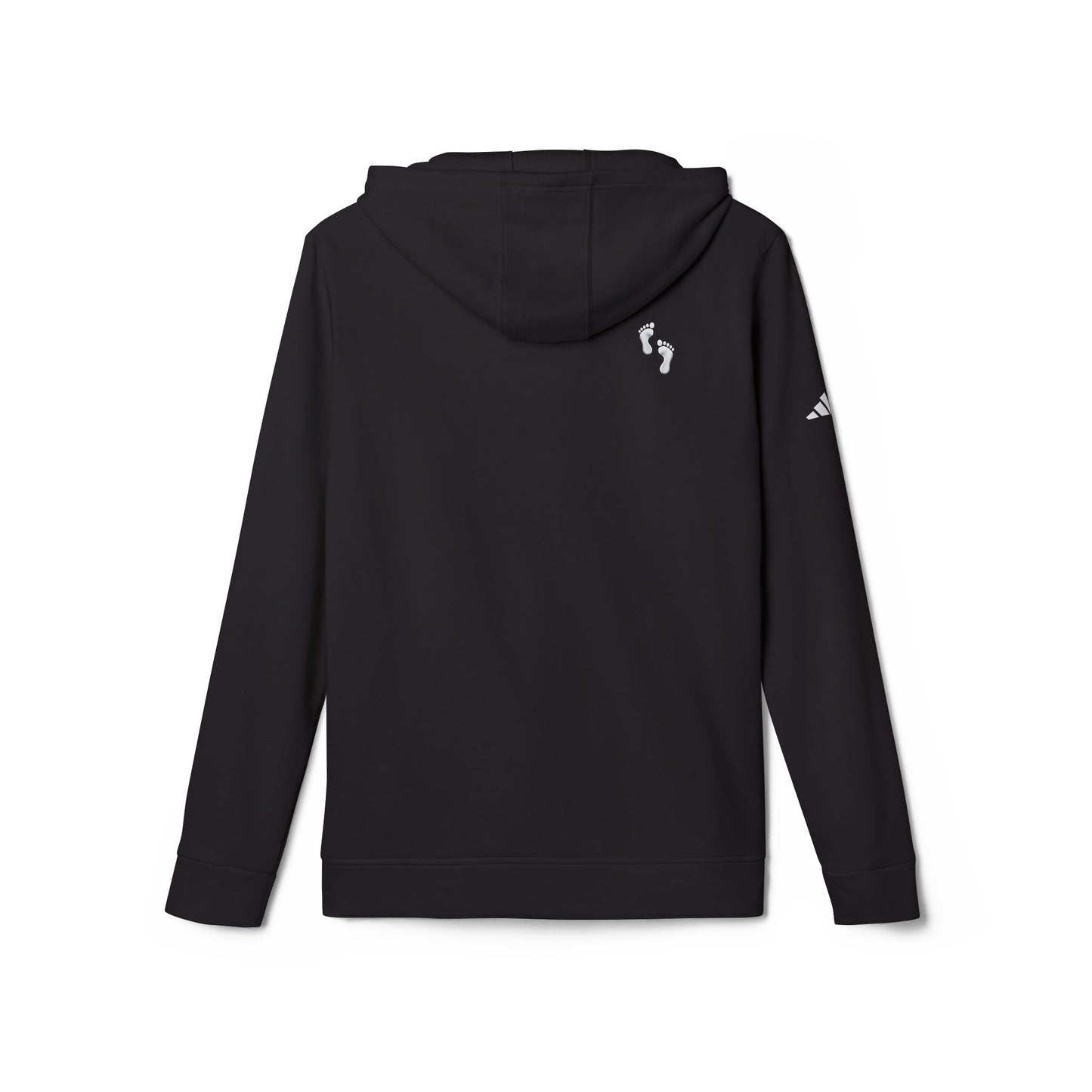 Feet in Straps Fleece Hoodie - white font in multiple colors