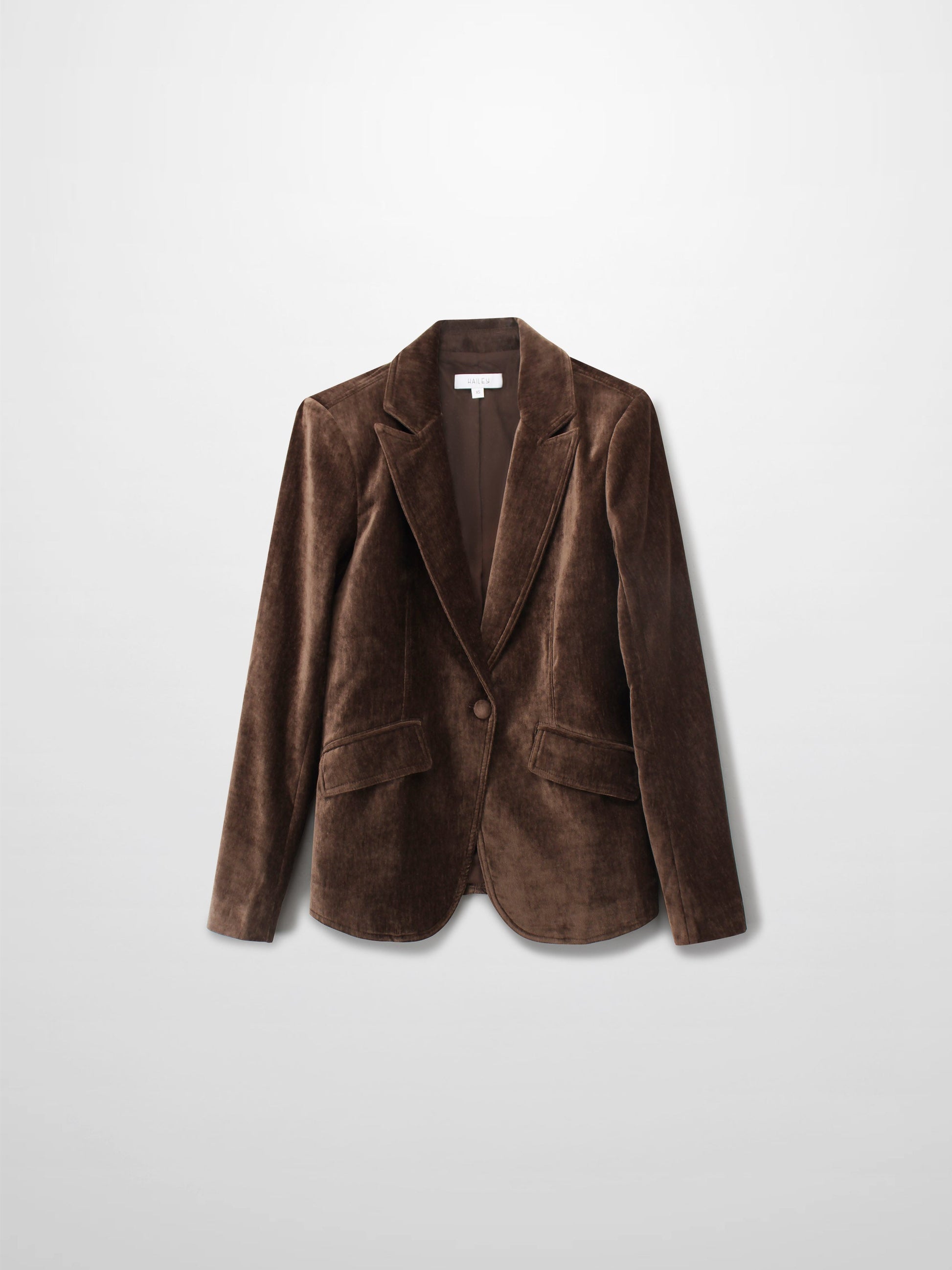 Chenille Blazer-Brown-1