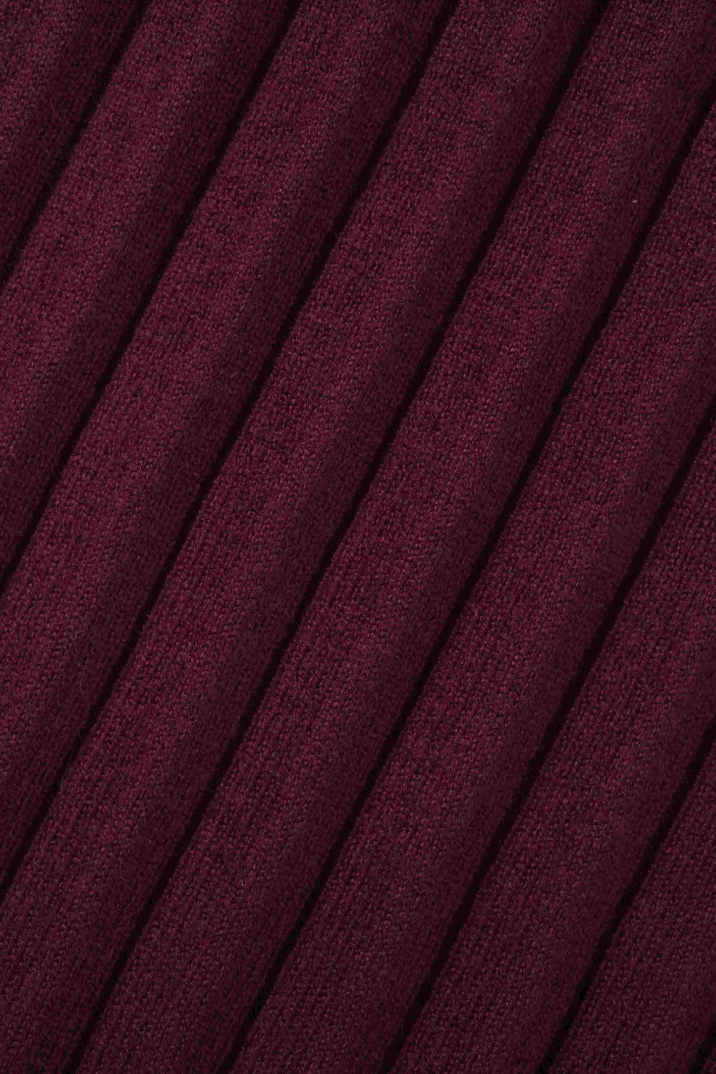 Knit Ribbed Maxi Skirt-Burgundy-3