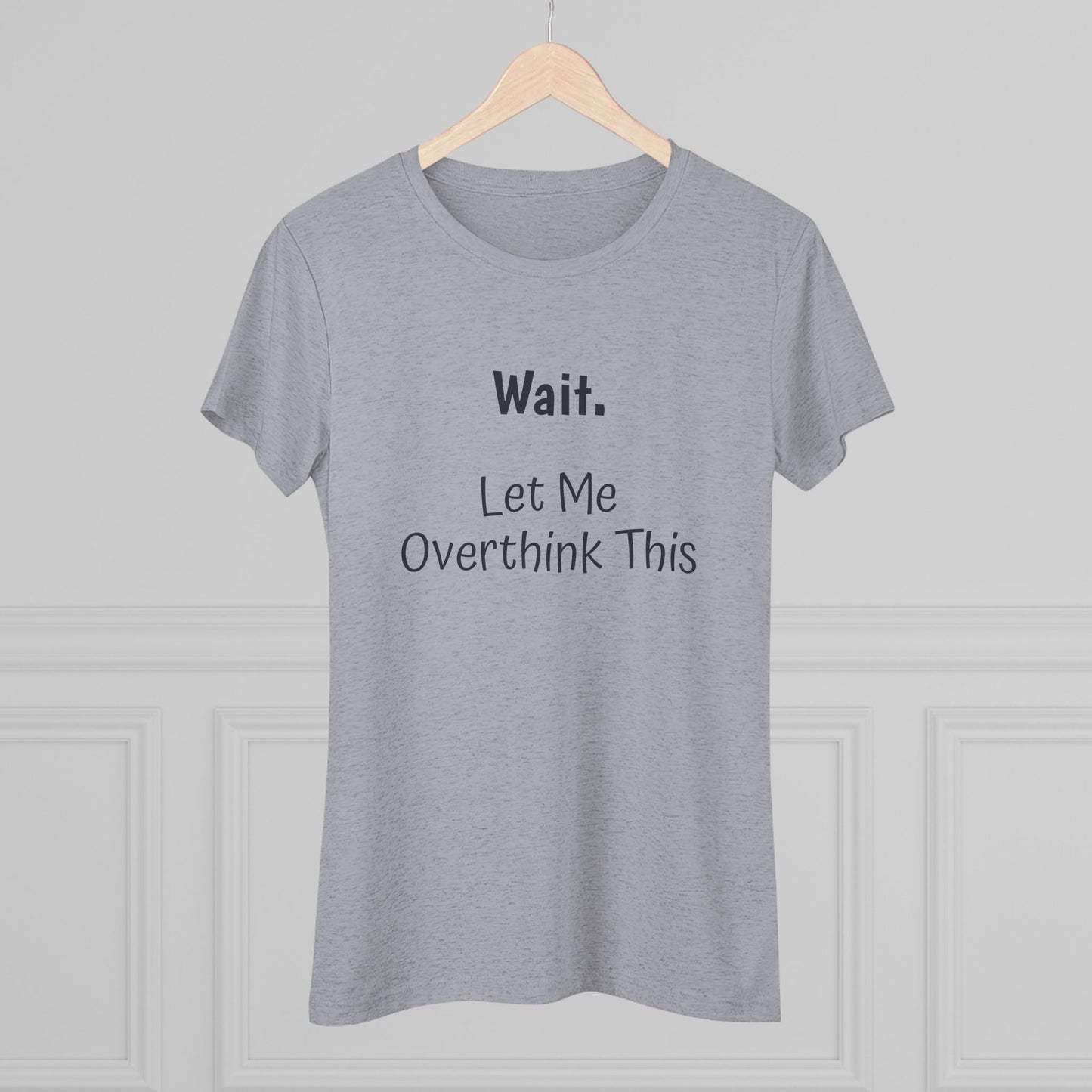 Overthinking NL Tee - black font in multiple colors