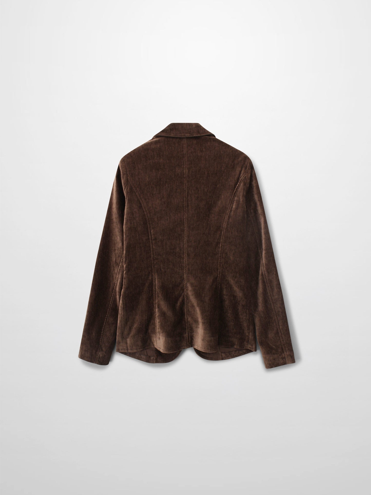 Chenille Blazer-Brown-2