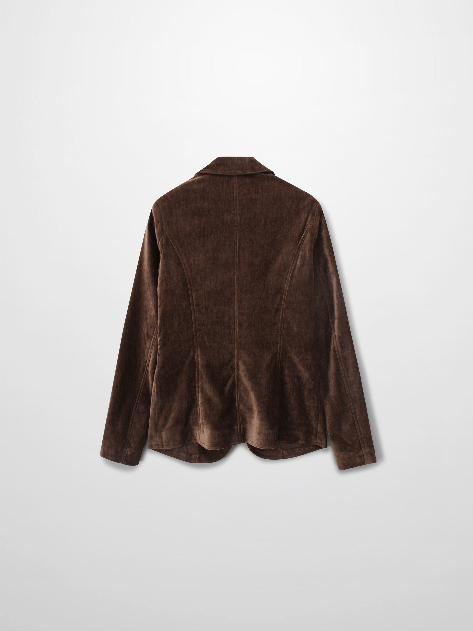 Chenille Blazer-Brown-2