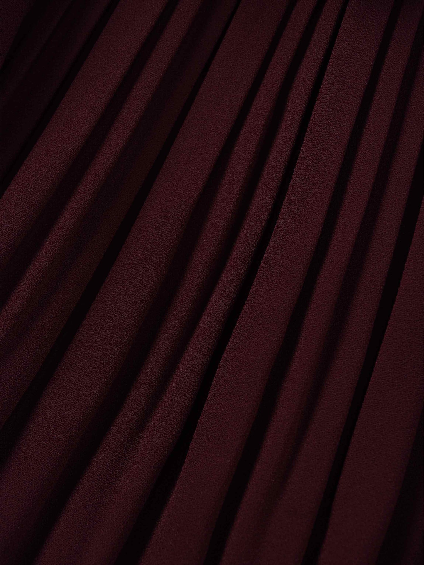 Pleated Layer Skirt 26"-Burgundy-3