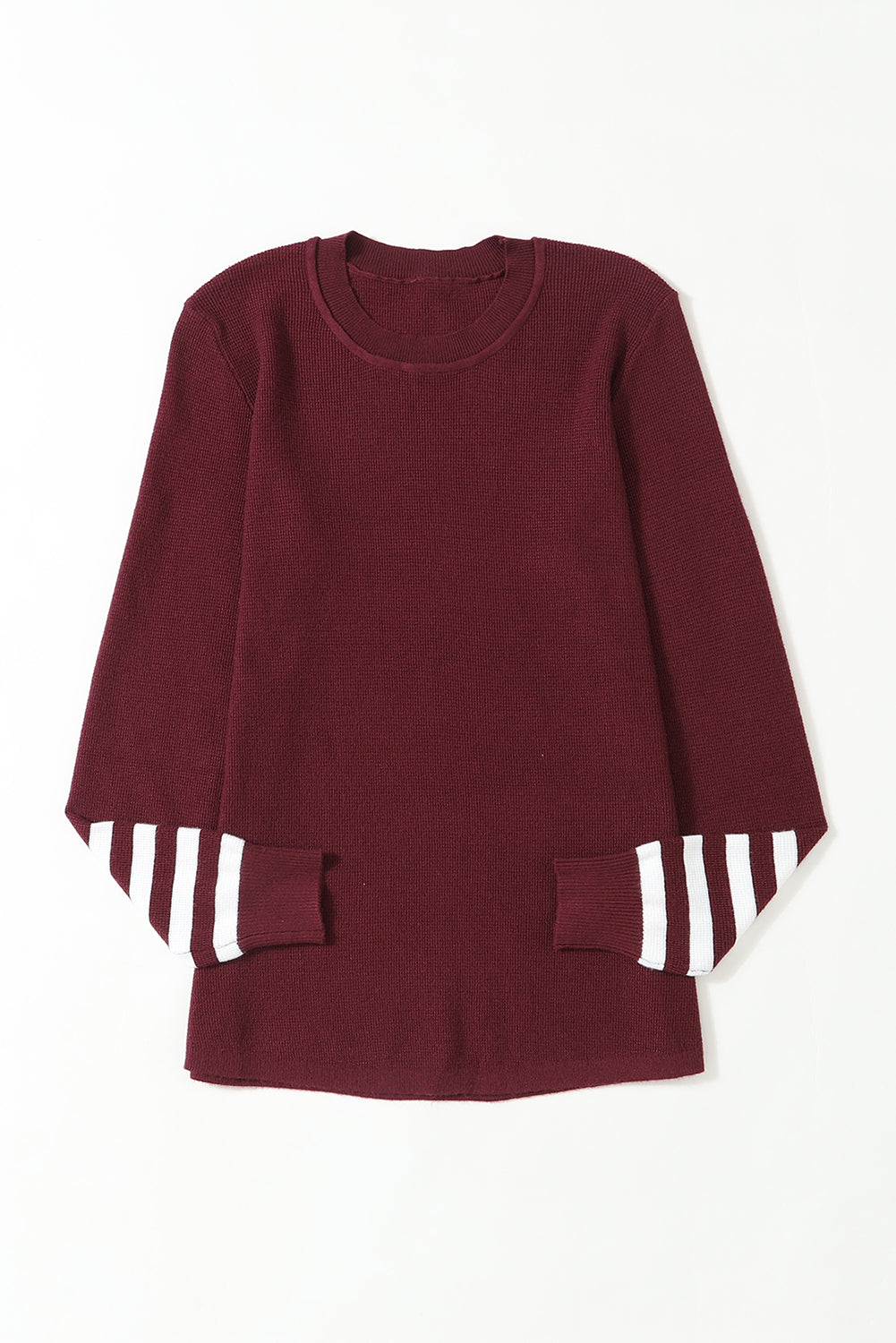 Striped Sleeve Sweater