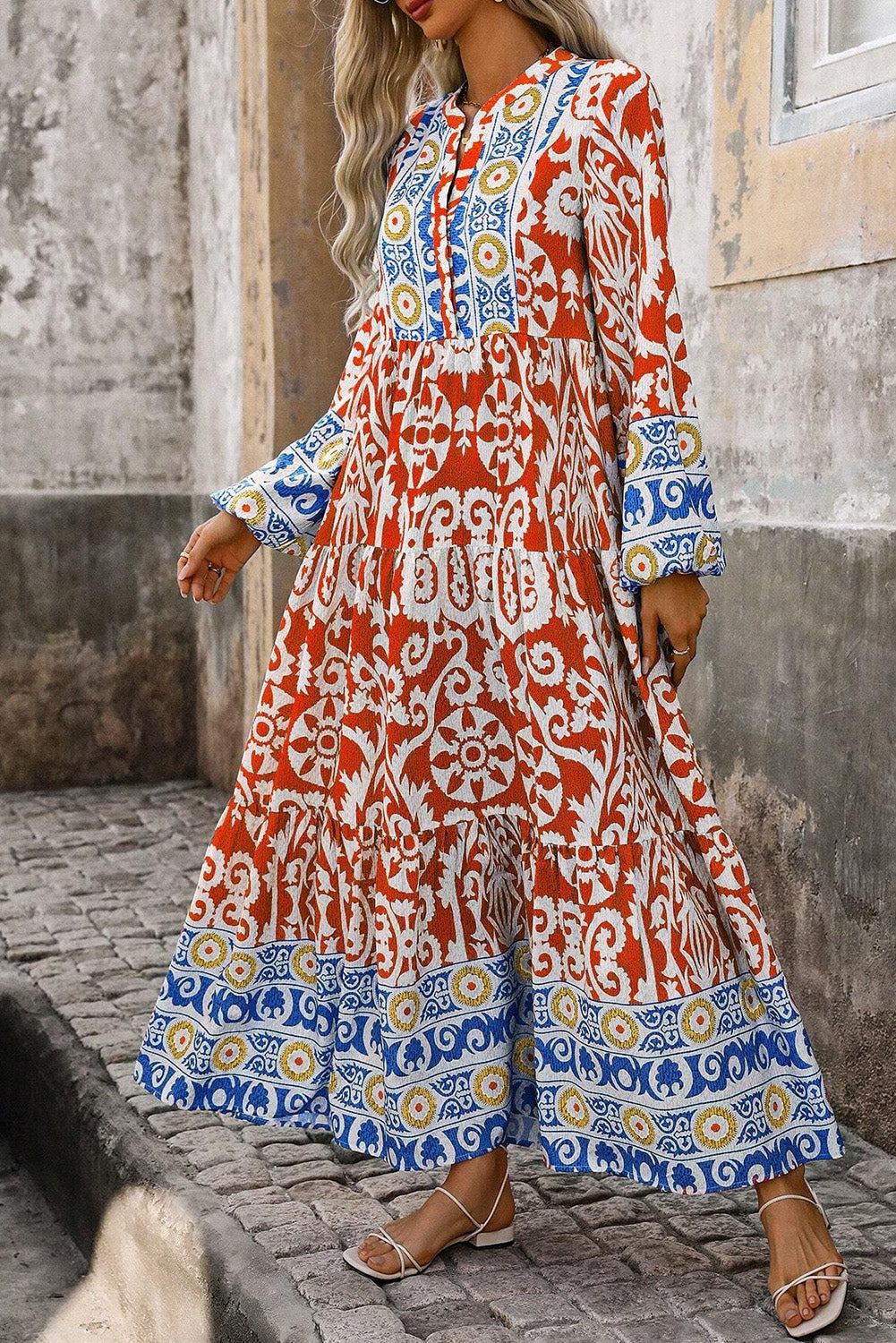 Geo Maxi Dress