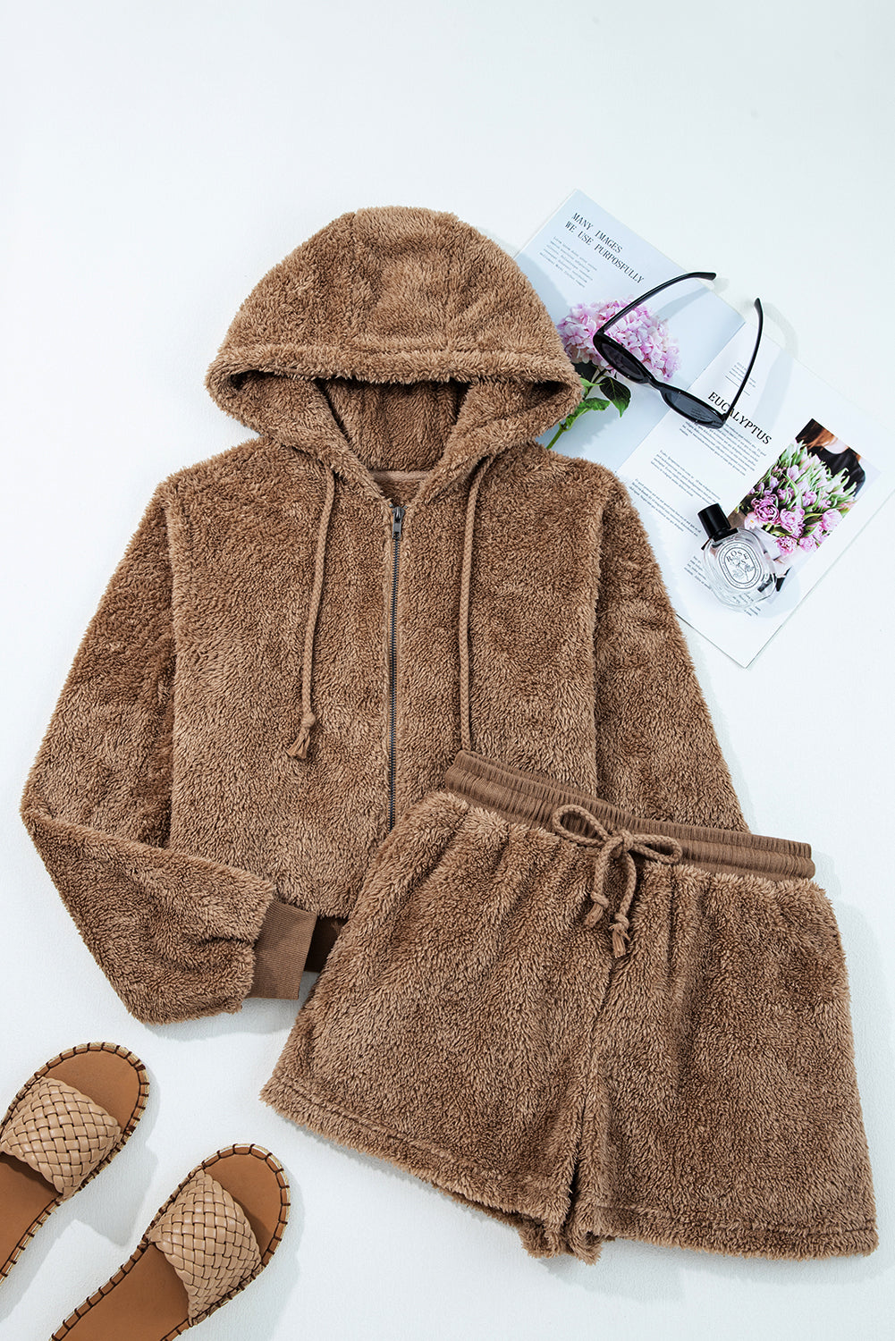 Sherpa Two-Piece Lounge Set