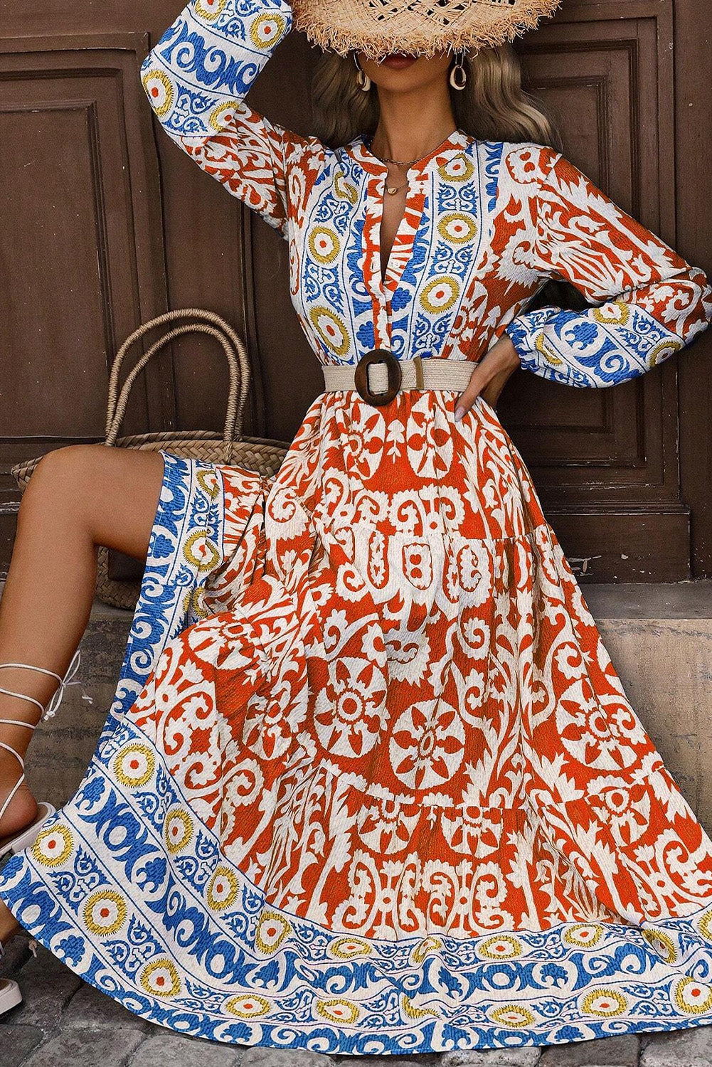 Geo Maxi Dress