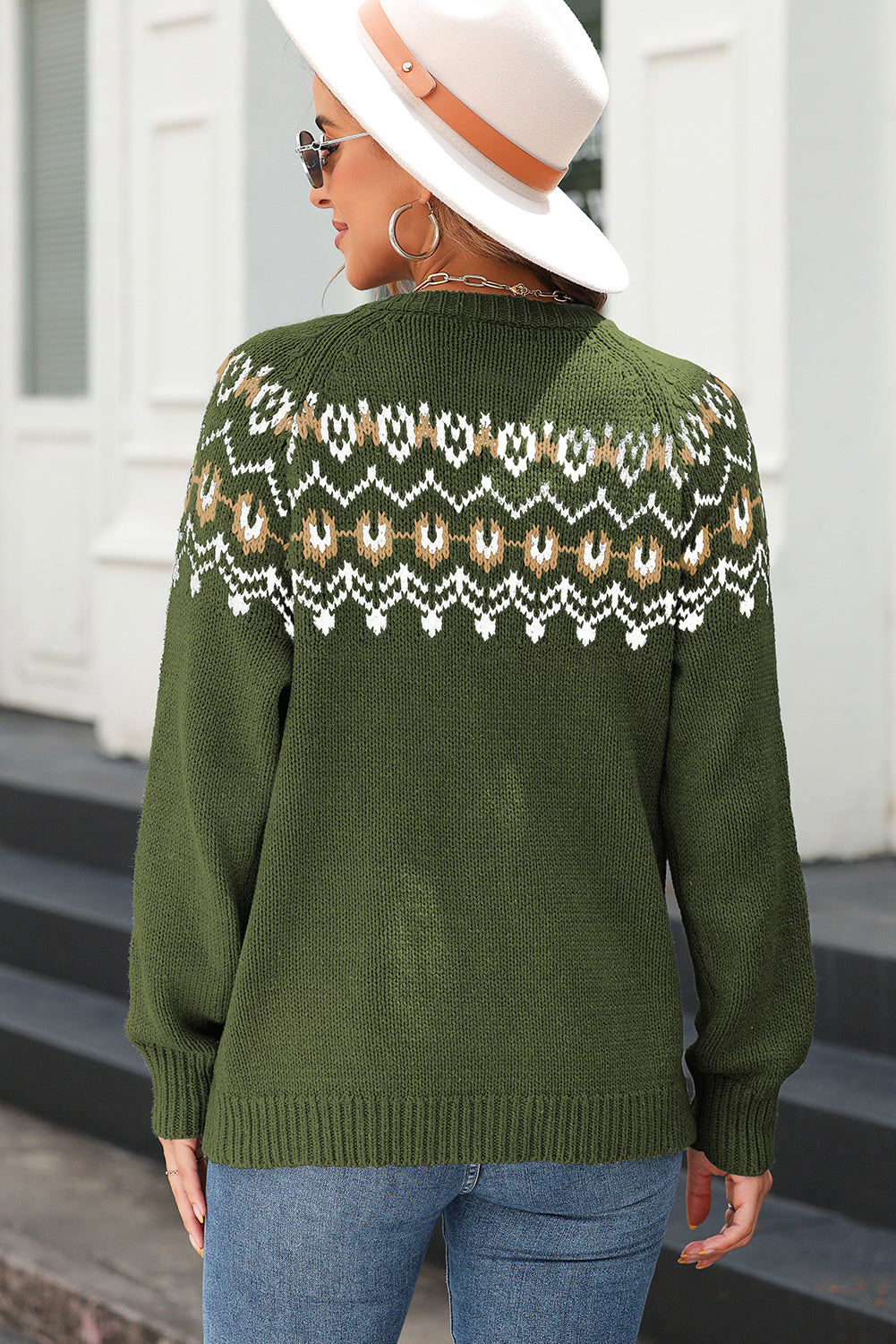 Abstract Cardigan Sweater in multiple colors
