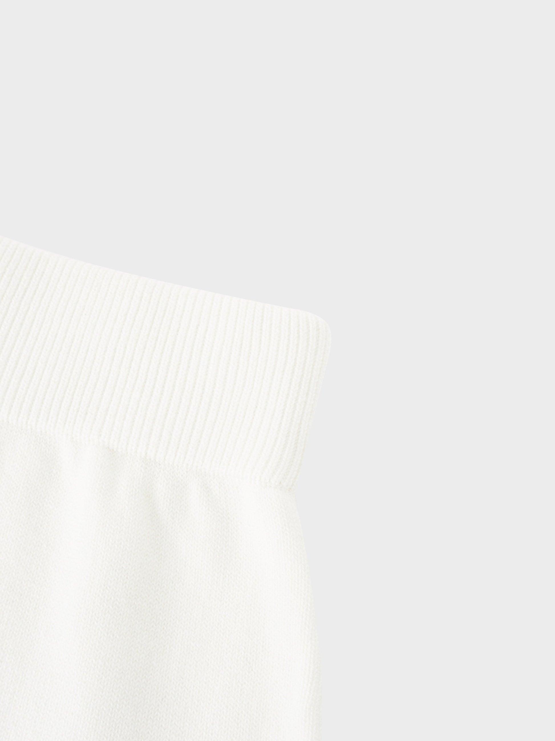 Side Zipper Straight Maxi Skirt-Cream-3