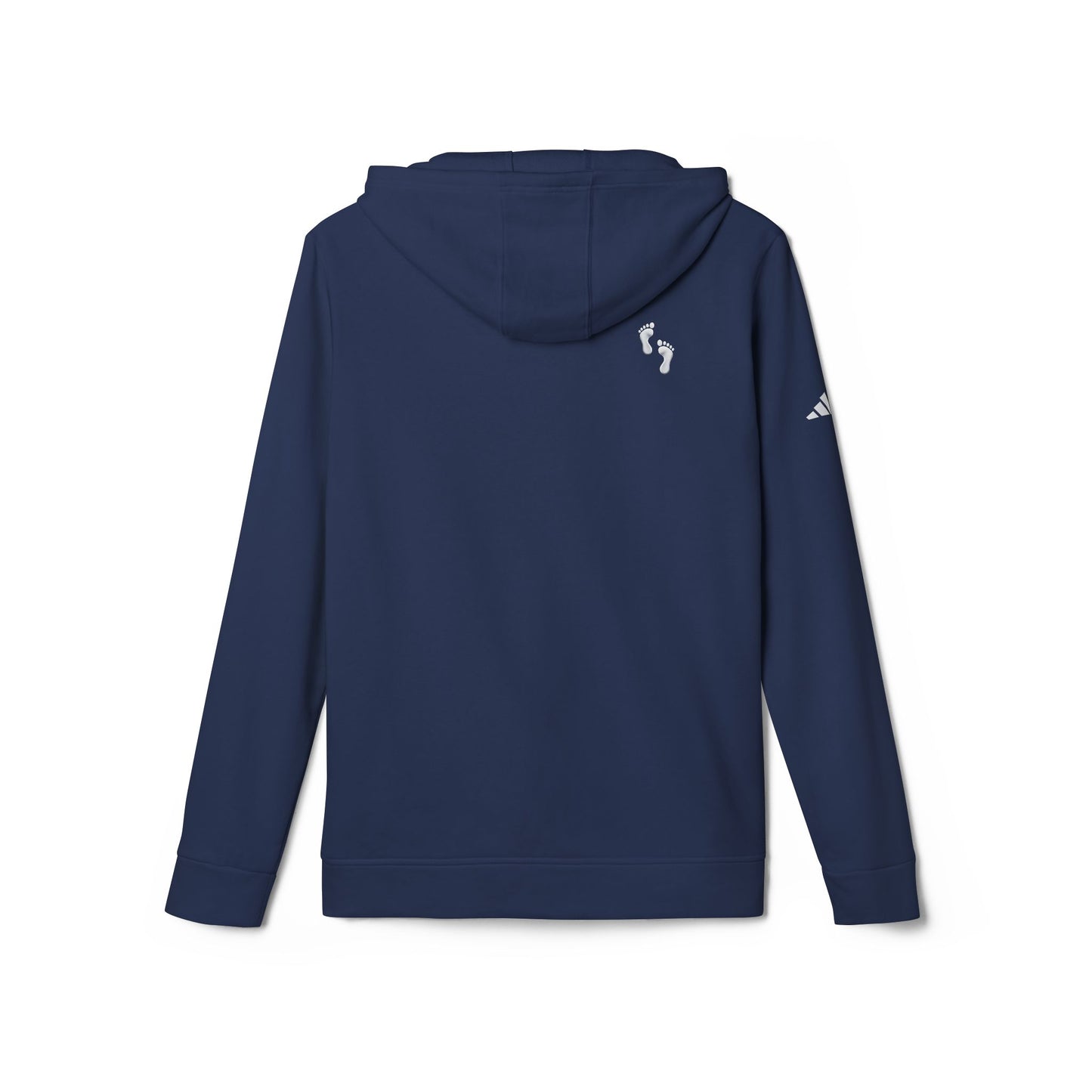 Feet in Straps Fleece Hoodie - white font in multiple colors