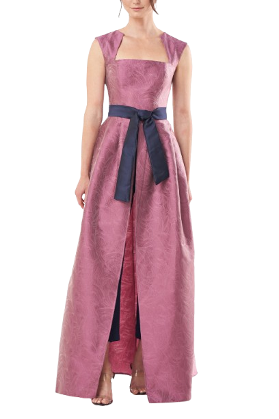 Kay Unger Jumpsuit with Stretch Crepe Pant