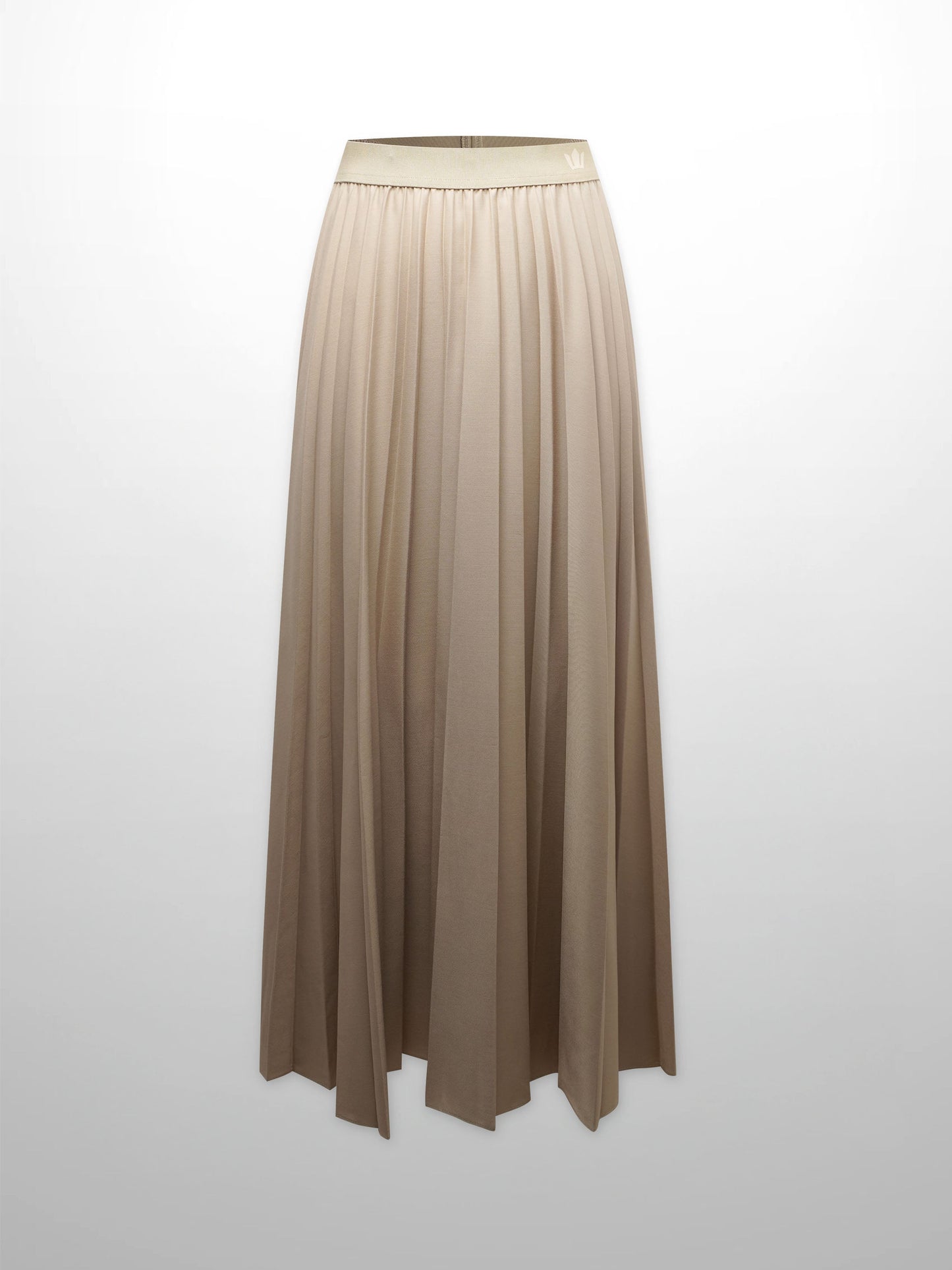 PLEATED SKIRT 35"- TAN-0