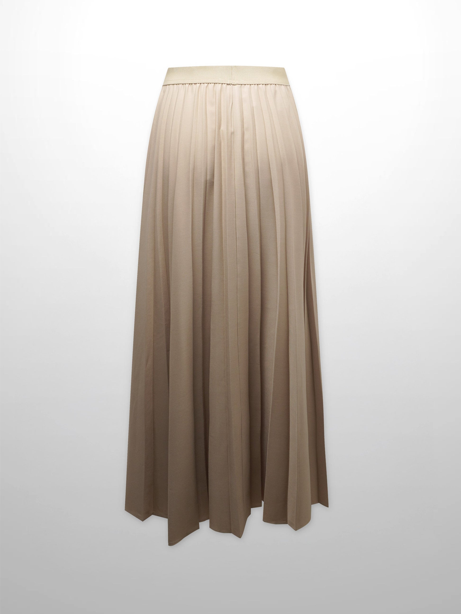 PLEATED SKIRT 35"- TAN-1