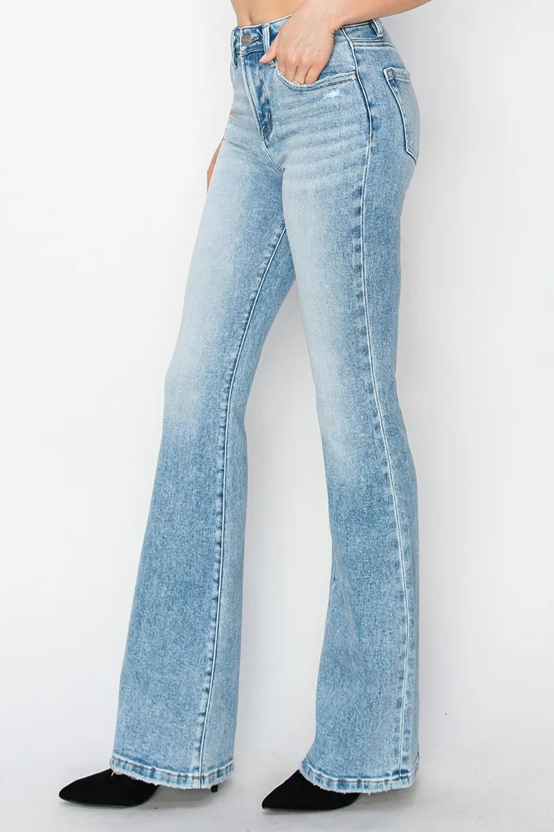 RISEN High Rise Bootcut Jeans-3