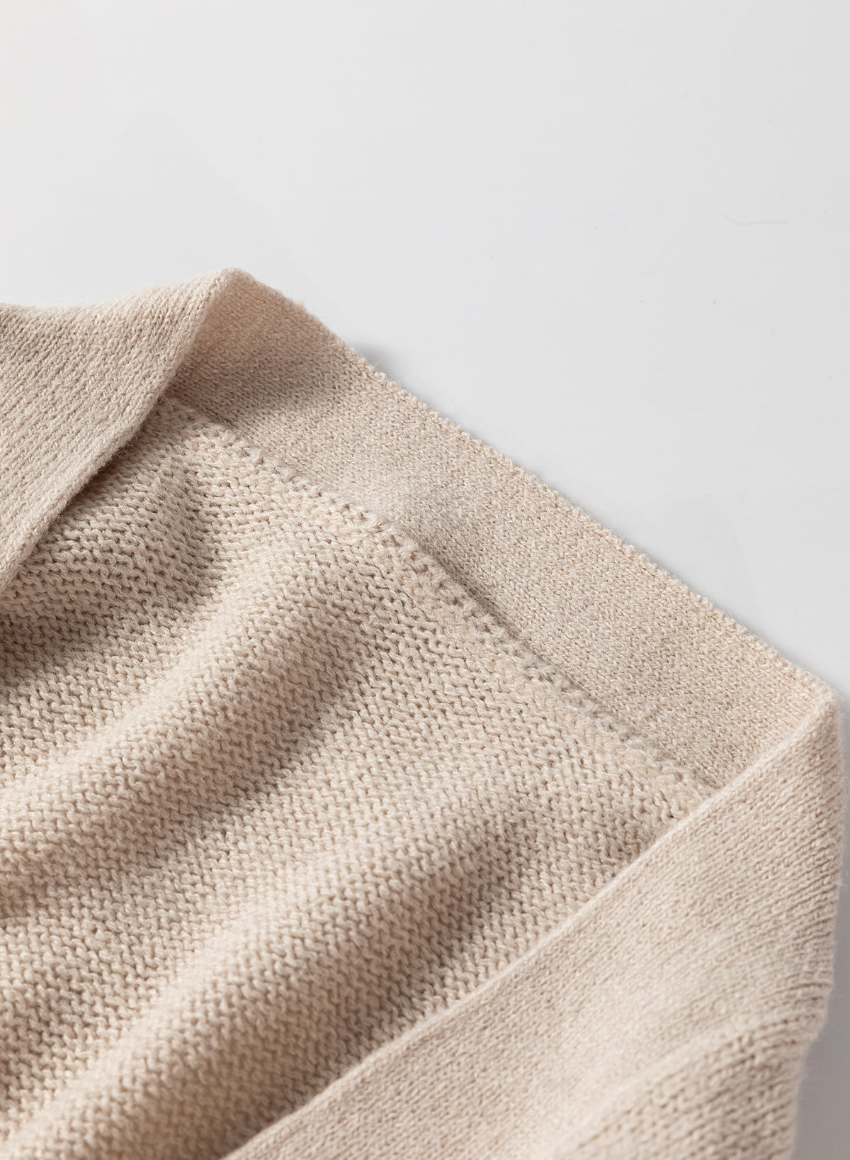 Open Front Long Knitted Cardigan