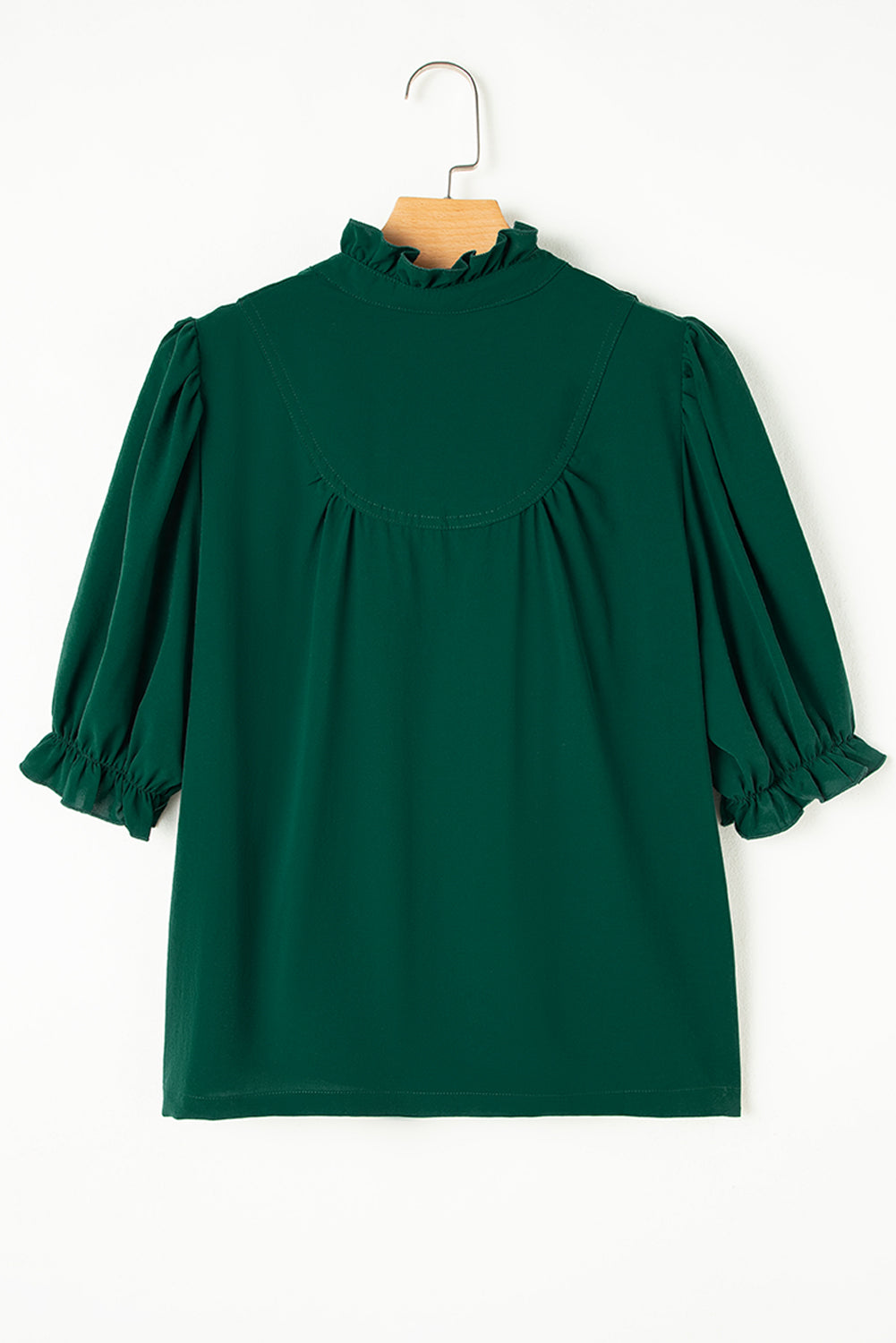 Elegant Button Collar Blouse*