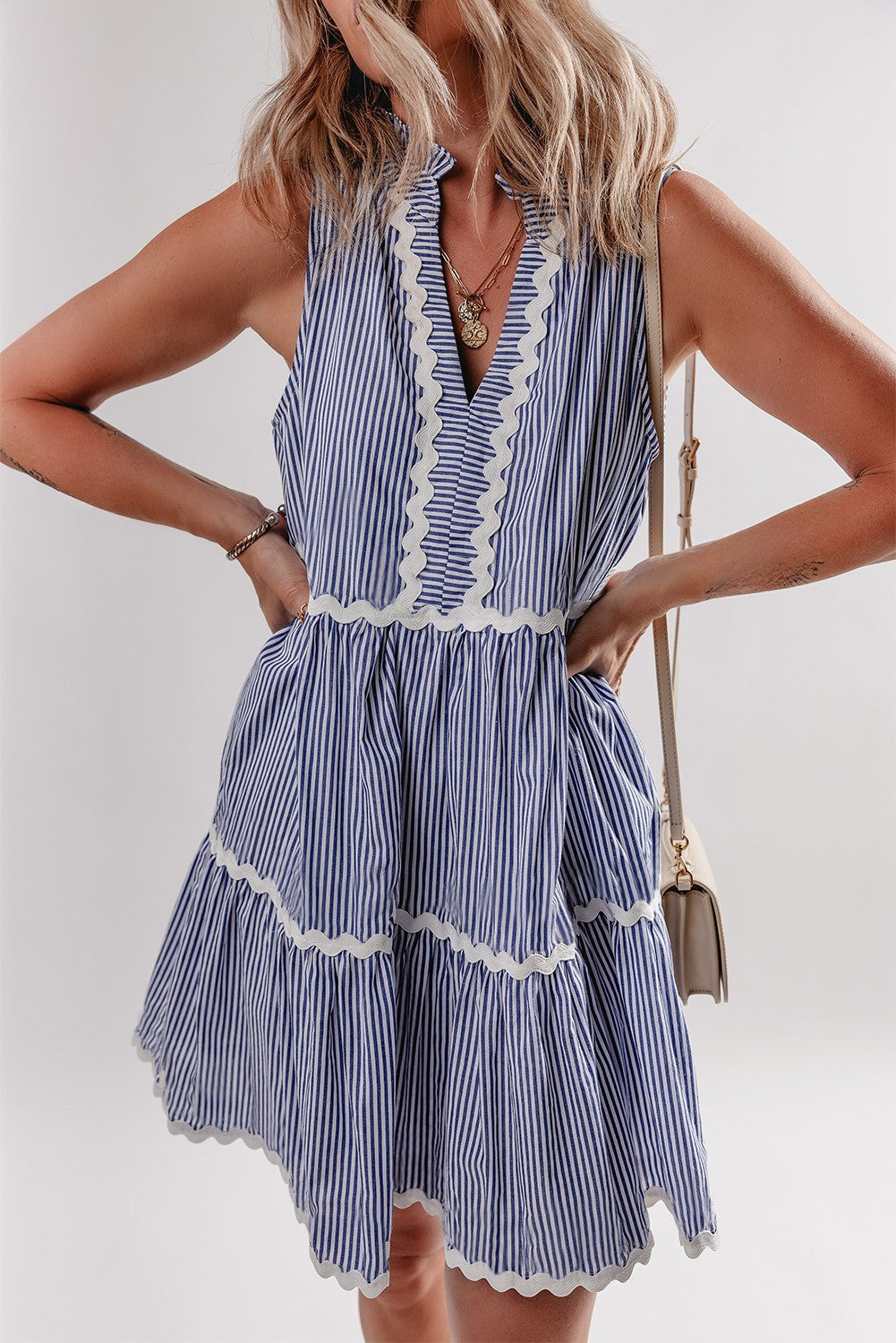 Macie Ric Rac Mini Dress