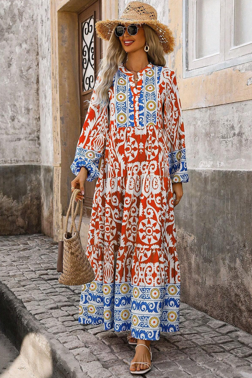 Geo Maxi Dress
