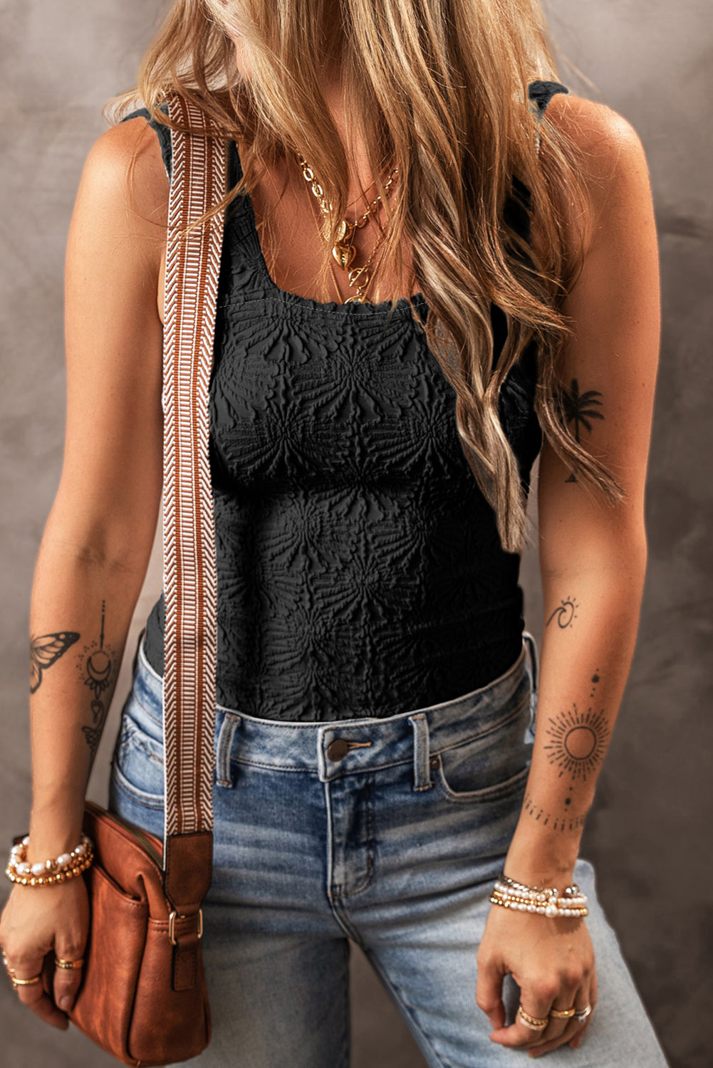 Jacquard Tank Top*