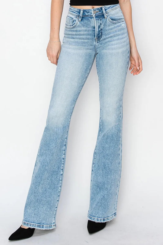 RISEN High Rise Bootcut Jeans-0