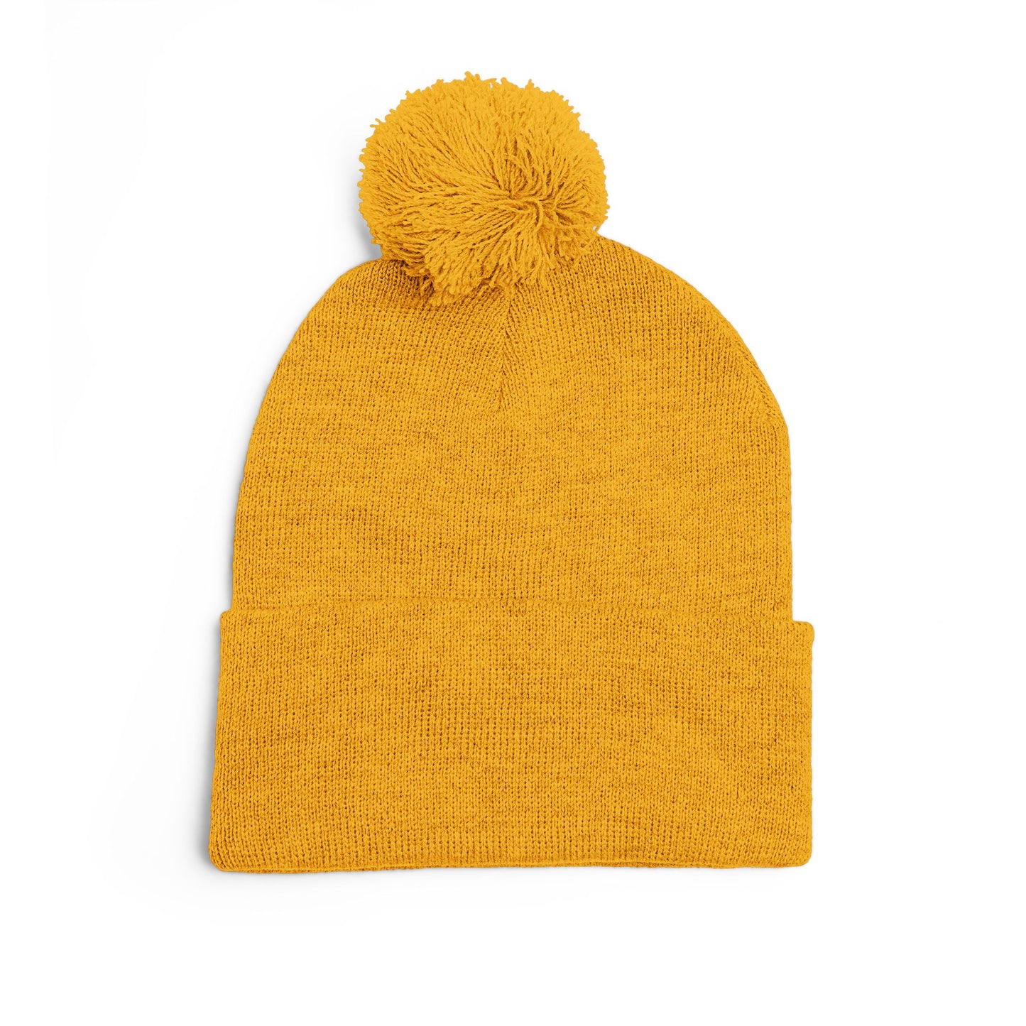 WTF Pom-Pom Knit Cap (Embroidery) - black font in multiple colors