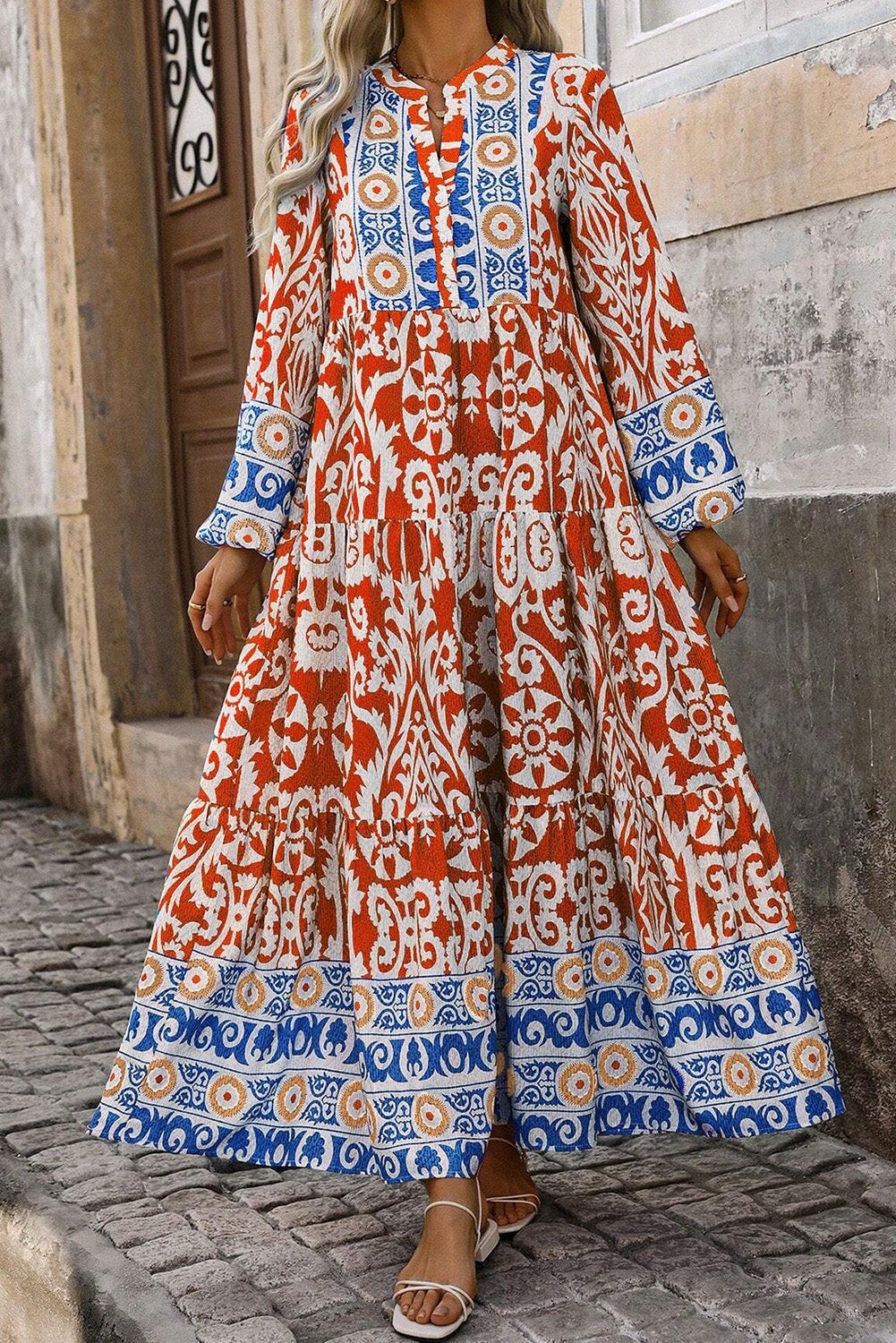 Geo Maxi Dress