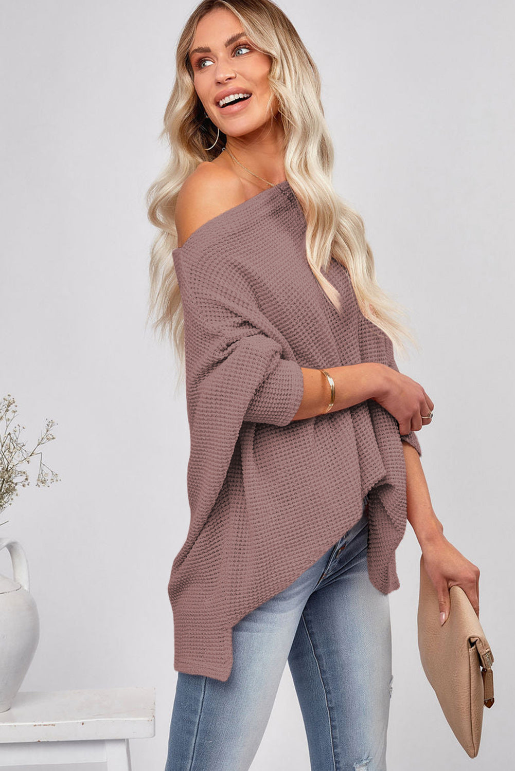 Off the Shoulder Oversized Top