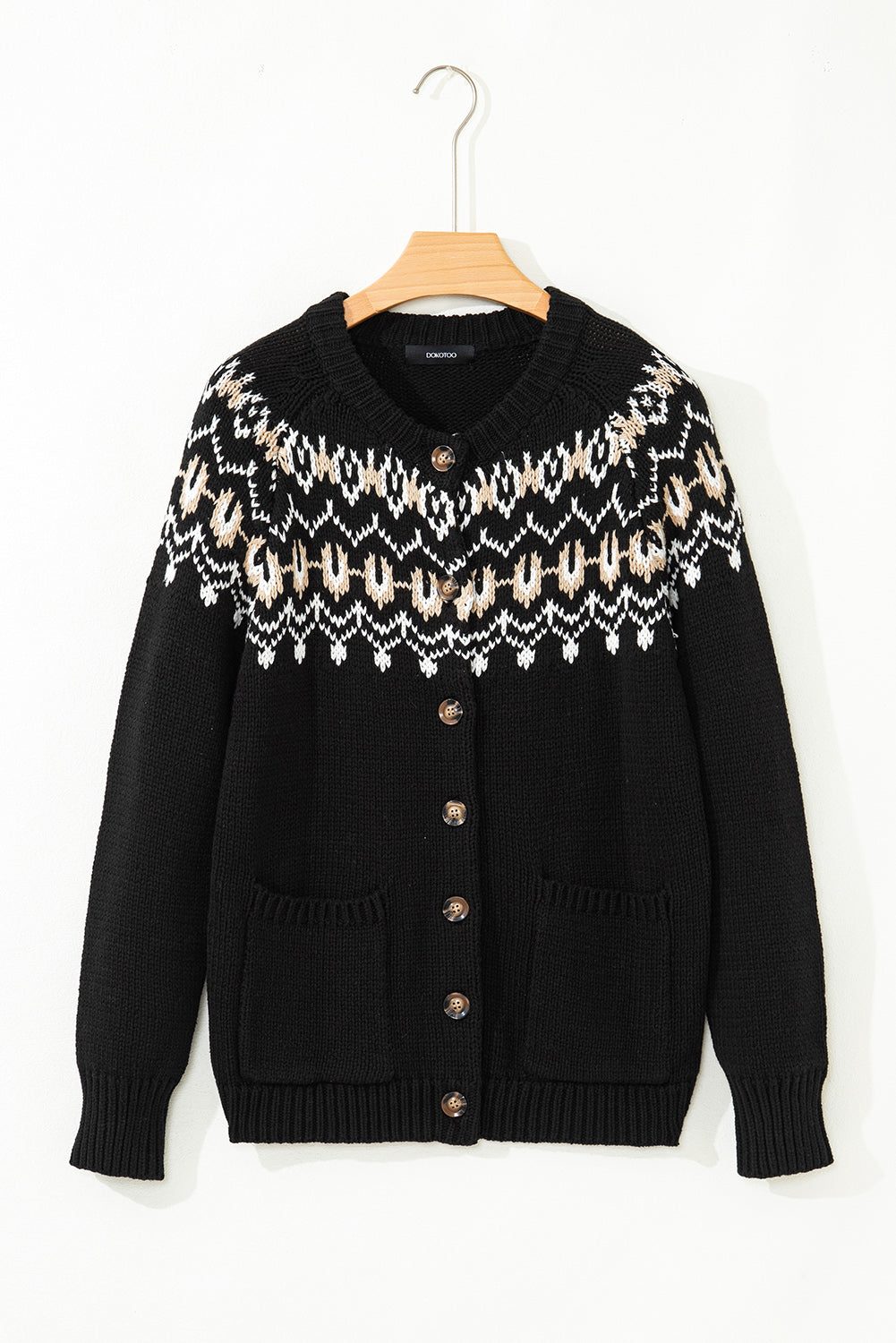 Abstract Cardigan Sweater in multiple colors