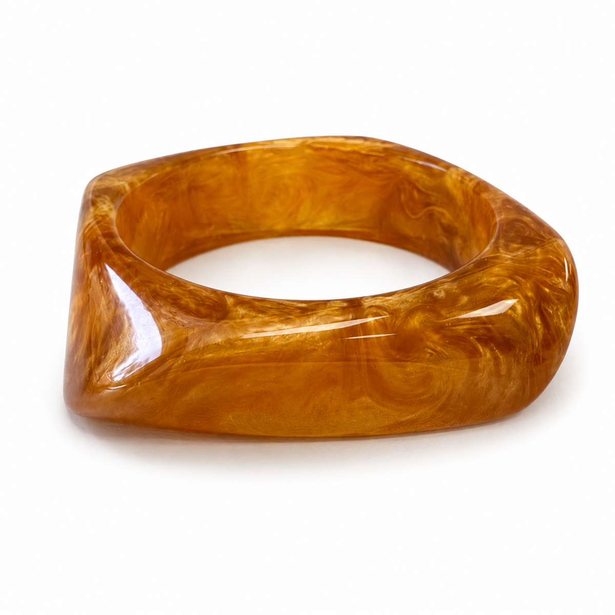 NEW - Caramel Acrylic Bangle