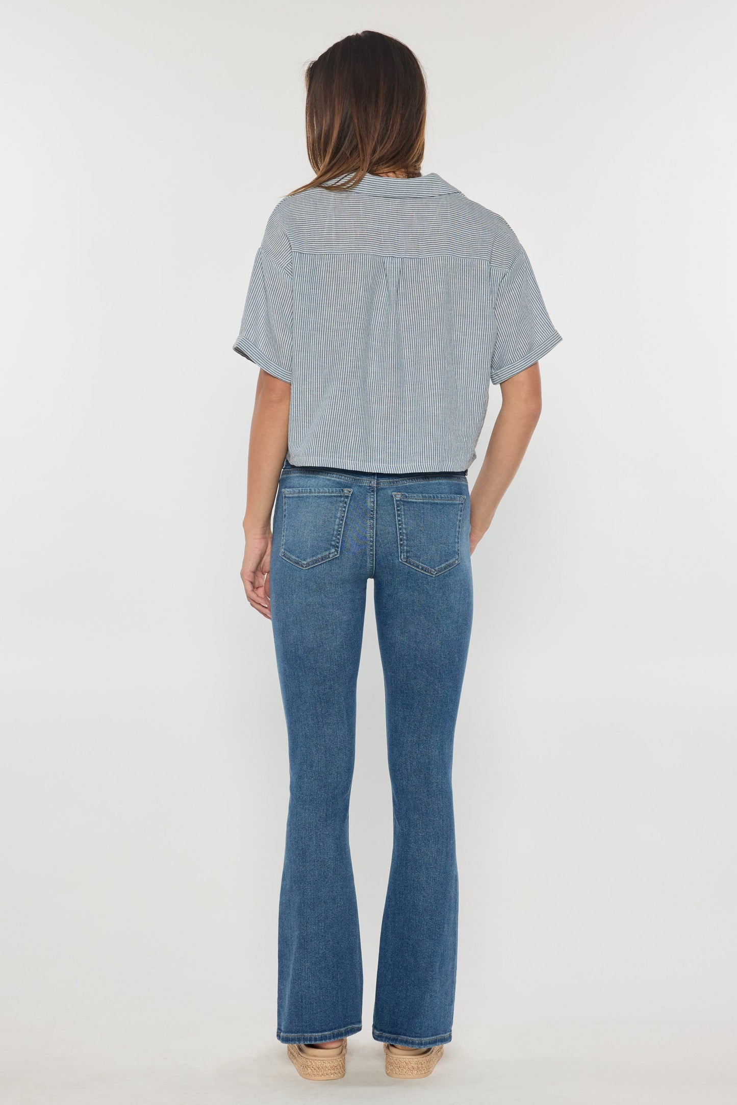 The Hannah Jean - Mid Rise Bootcut by Enjean in multiple colors
