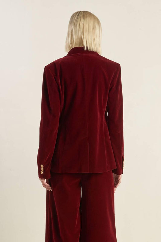 Charm Velvet Blazer