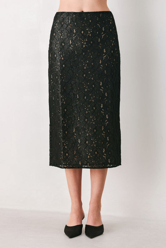 Lace Pencil Skirt
