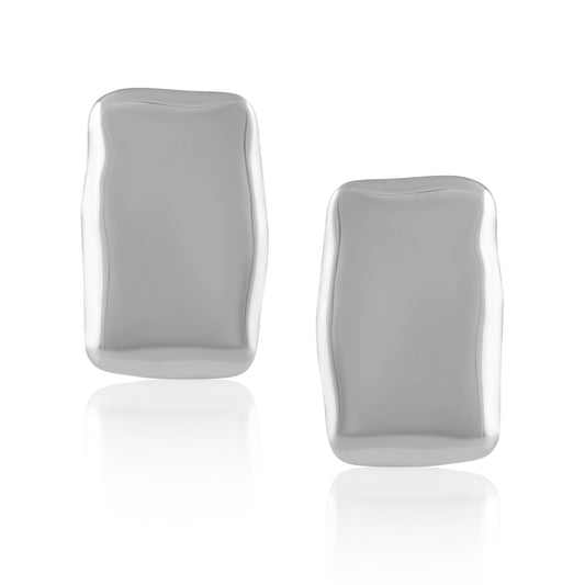 Hayden Statement Earring in gold and silver