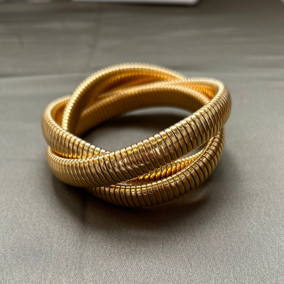 NEW - Infinity Multi Layered Bracelet in gold and silver