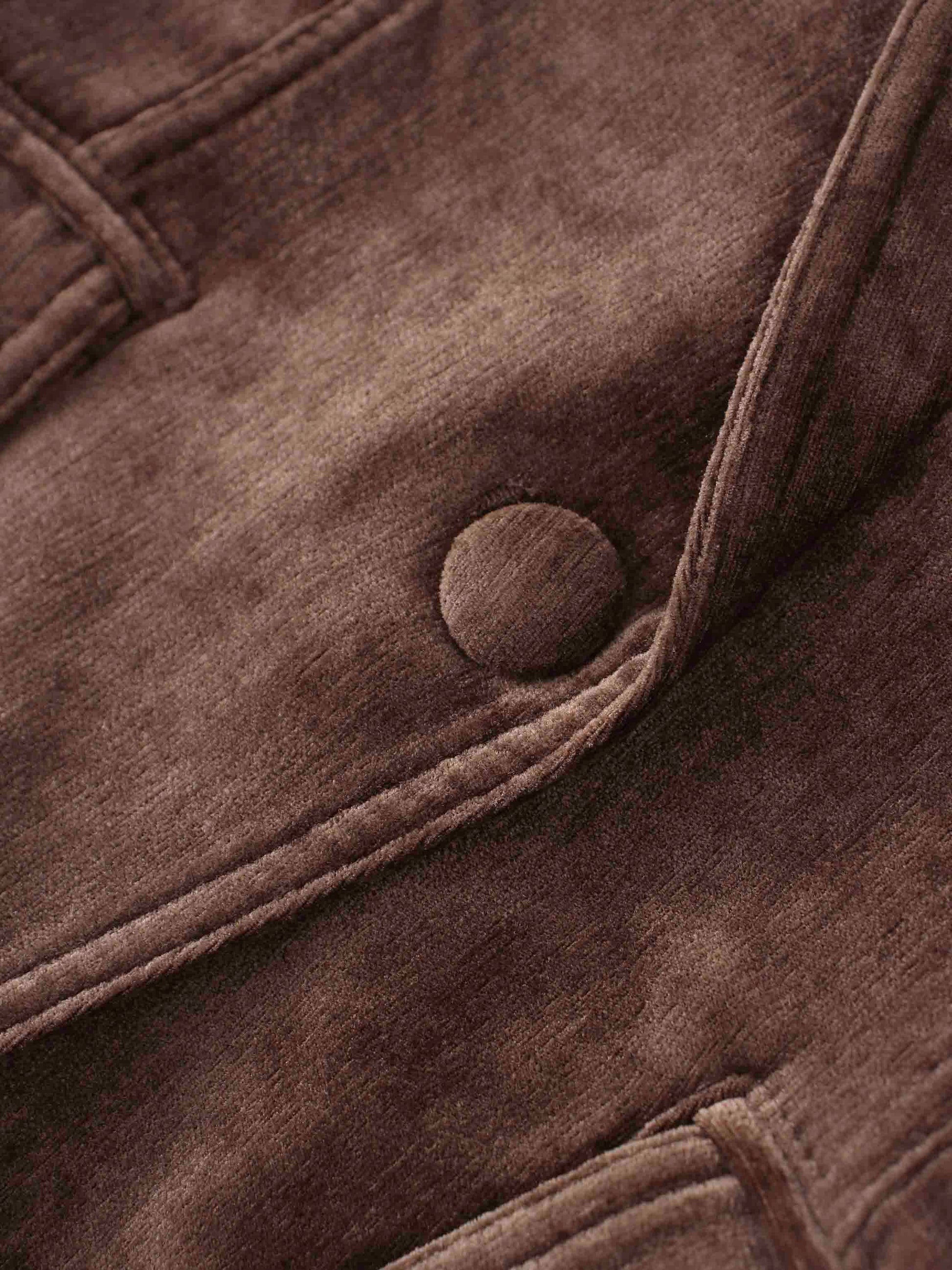 Chenille Blazer-Brown-4