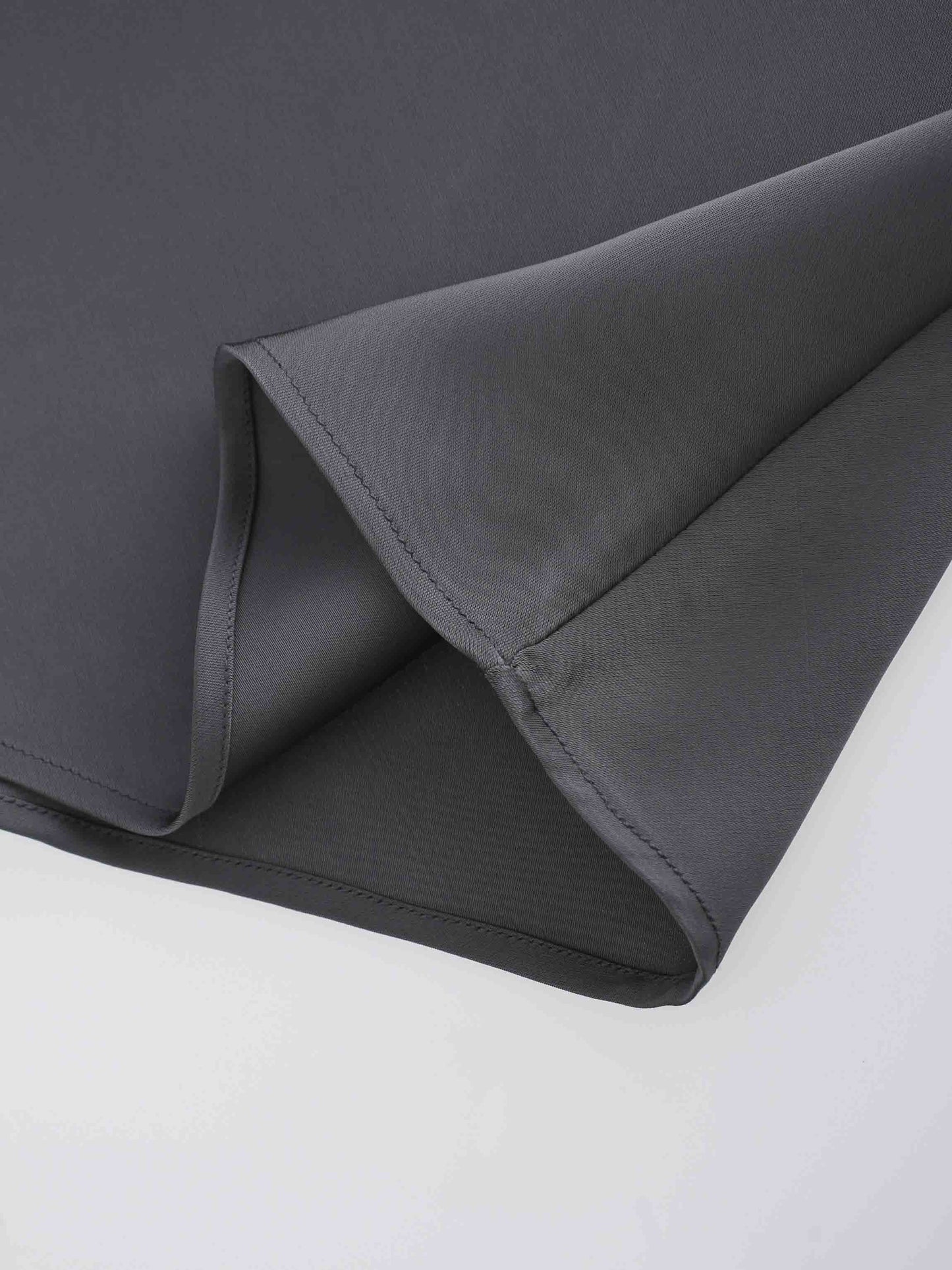 Solid Satin Slip Skirt-Simply Olive-3