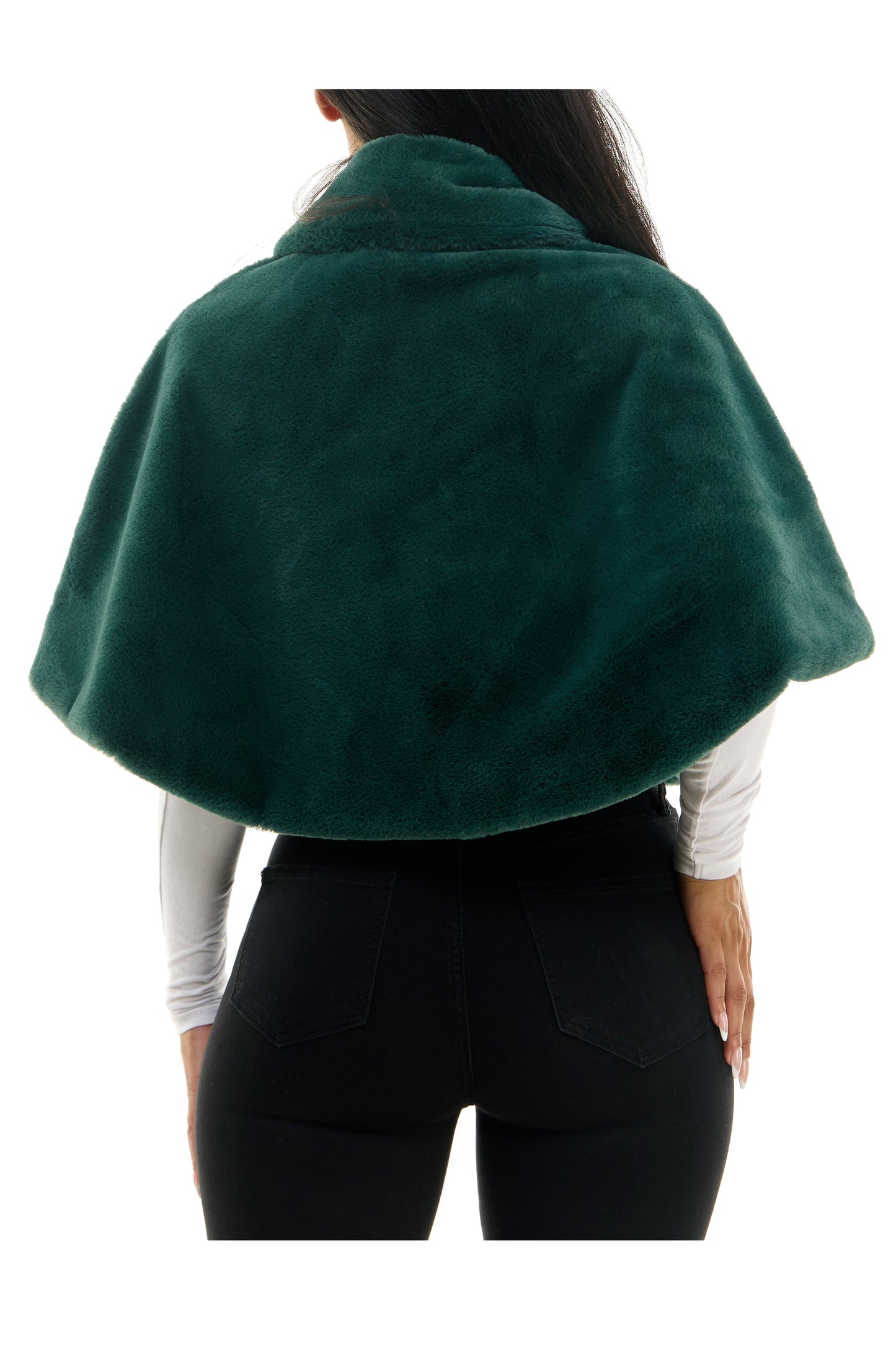 Faux Fur Cape