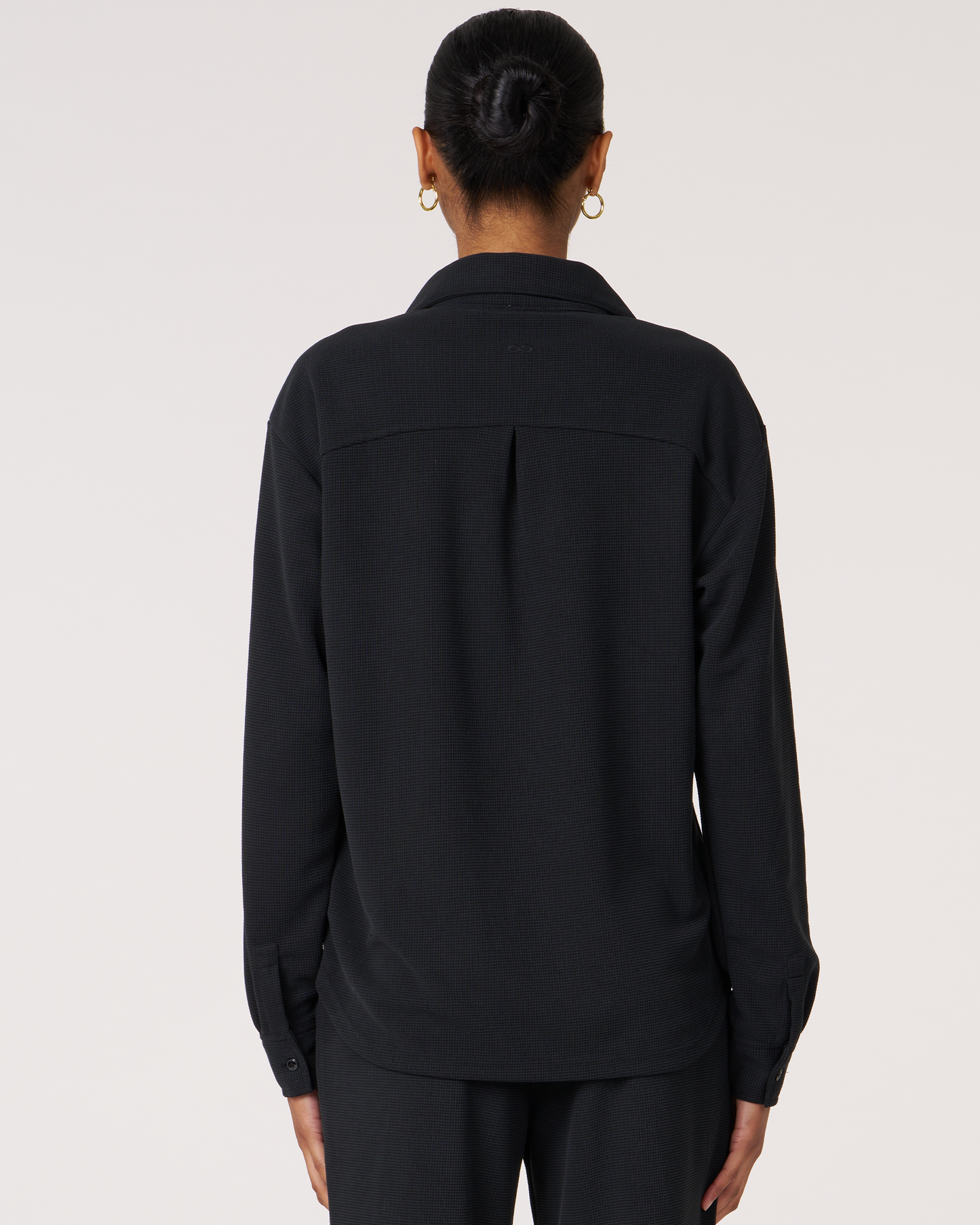 Waffle Button Down Shirt