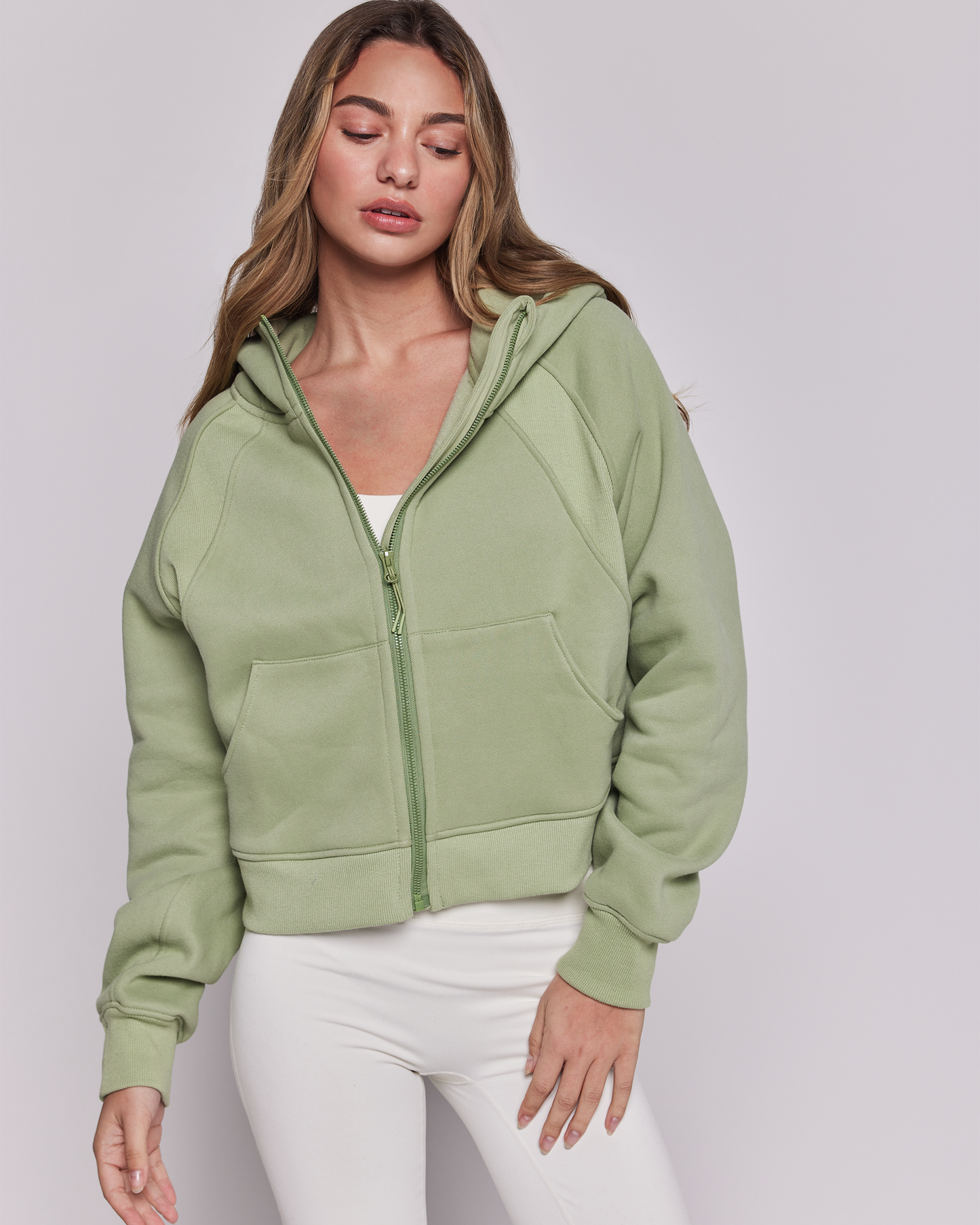 Fleece Full Zip Hoodie in multiple colors