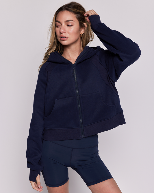 Fleece Full Zip Hoodie in multiple colors